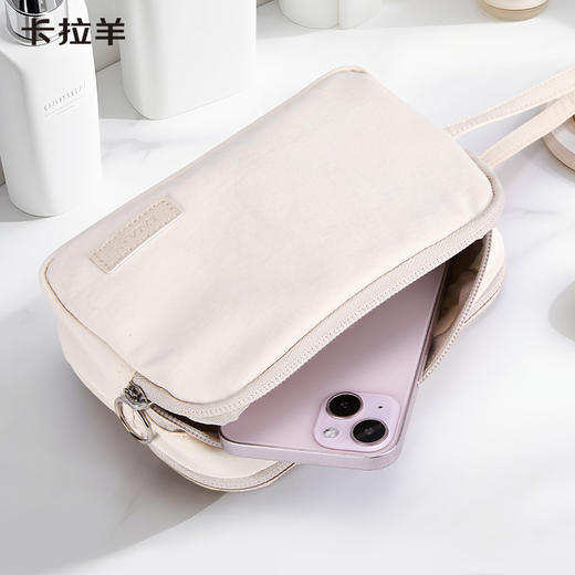 卡拉羊大容量防水抑菌洗漱收纳包轻便化妆包小精灵系列CX0623 商品图0