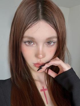 honeyegg半年抛美瞳 金色南瓜 14.5mm