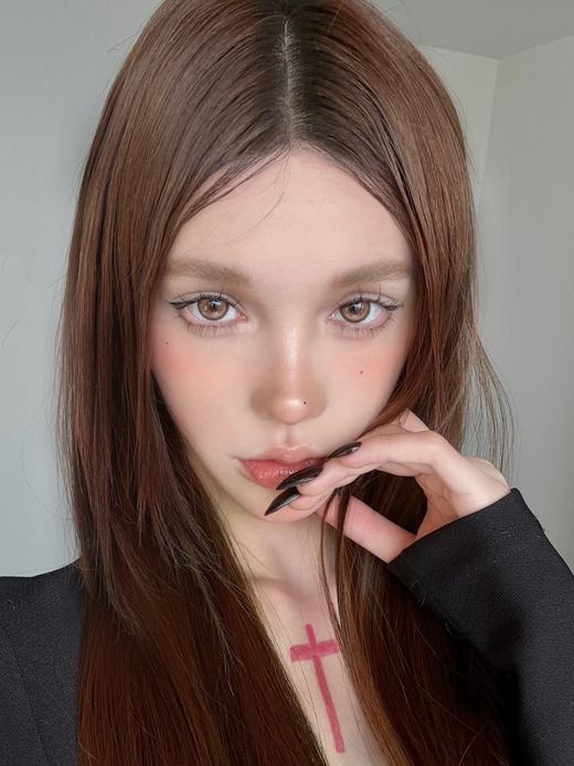 honeyegg半年抛美瞳 金色南瓜 14.5mm 商品图0