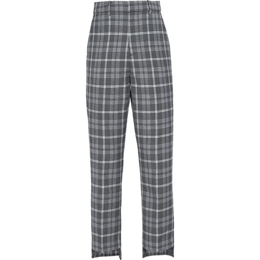 6941078056992  MO&Co. 复古格纹不规则直筒女装休闲裤 商品图0