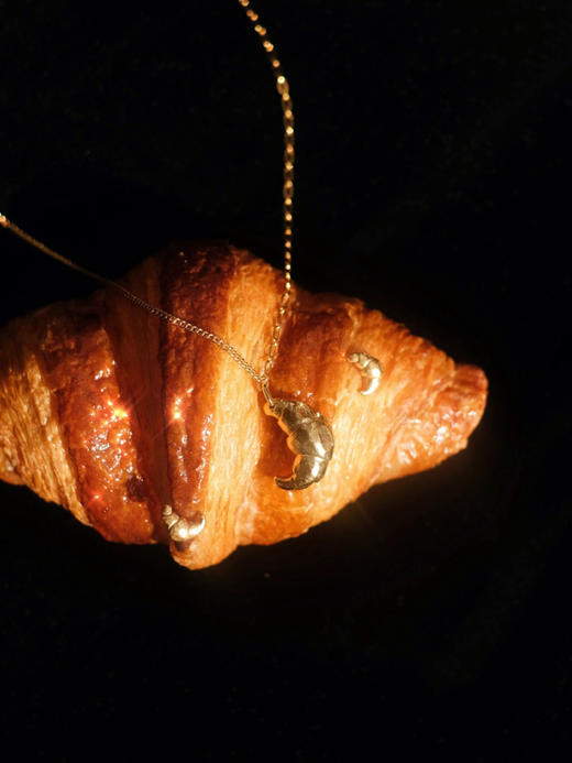 LS｜El Cuerno Necklace 可颂项链 [ 金 ]【Unbounded Divinity】 商品图3