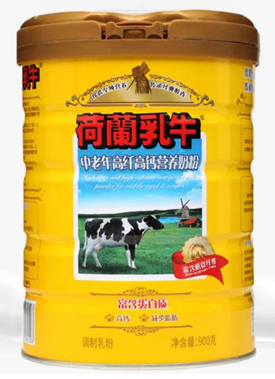 荷兰乳牛900g中老年高纤高钙营养奶粉 商品图0