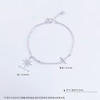 【限时8.8折】【线上铂金馆】PT950 #520快乐 #清新 【国际铂金协会】铂金璀璨爱恋耀眼星芒方环调节手链(ACPTSL00001)预售产品下单后不退款不退货不换货不补差价) 商品缩略图4