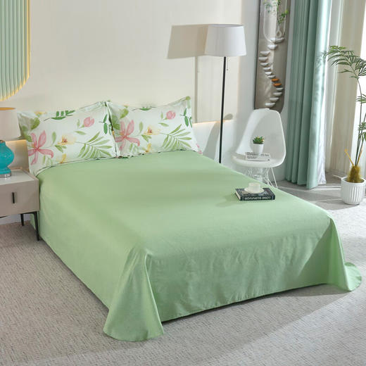 彩羊恒源祥集团彩羊家纺全棉四件套 花之恋 米 200x230cm+恒源祥彩羊 全棉四件套-那年花开（粉） 200*230CM+1DB1312【LXKGCJ10.0】 商品图2