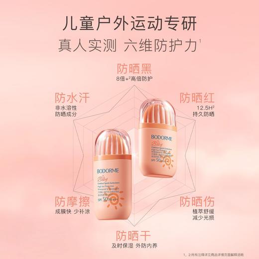 贝德美儿童防晒霜防水防汗隔离紫外线SPF50 商品图0
