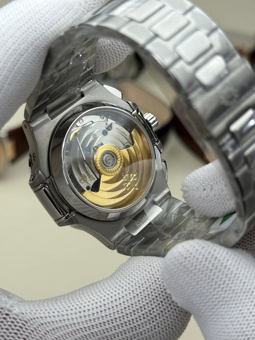 3K厂V3升级版薄薄薄！真功能，真小秒！百达翡丽鹦鹉螺5980多功能计时腕表【表壳】腕表尺寸40.5毫米，厚度为全网最薄仅13.5毫米，同正品一致的枕型表壳采用正面拉丝❕❕❕ 商品图3