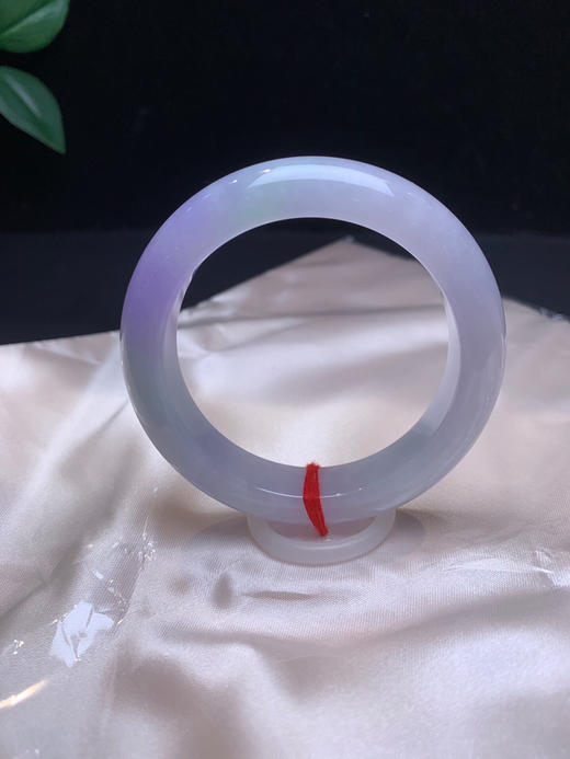 612799，50.5 紫罗兰手镯，一截粉紫底，整体干净清爽 商品图2