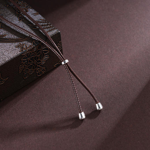 子佩集S999银【护佑福缘】套链【CD0648】纯银可抽出圆柱观音项链2504 商品图5