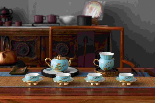 【6F】国瓷永丰源 西湖蓝12头茶具 商品图2