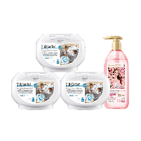 蔬果园新年礼盒装洗衣凝珠 150颗+500g玫瑰内衣洗衣液三合一持久留香