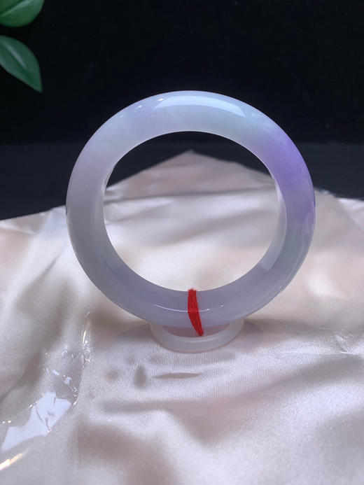 612799，50.5 紫罗兰手镯，一截粉紫底，整体干净清爽 商品图3