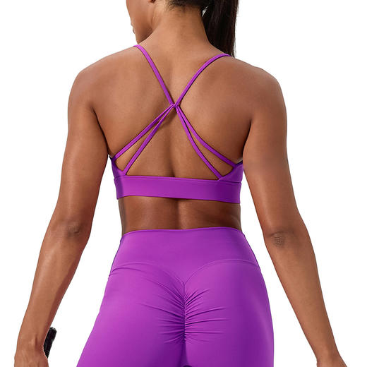 跃牌【欲动春风】系列 瑜伽文胸女性感美背运动内衣聚拢减震健身运动文胸52758 商品图4