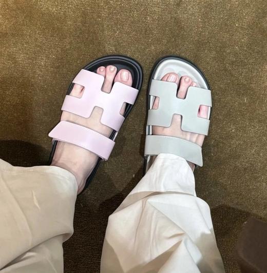 重磅渠道  买手店  H经典二舅拖鞋   男女同款   厚底拖鞋休闲拖鞋 商品图0