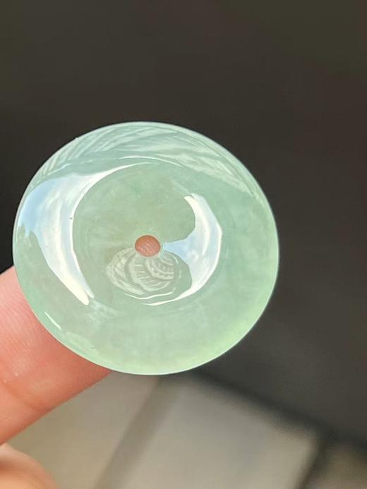 【云意轩】编号：9459  冰种甜绿平安扣天然翡翠 附证书 商品图1