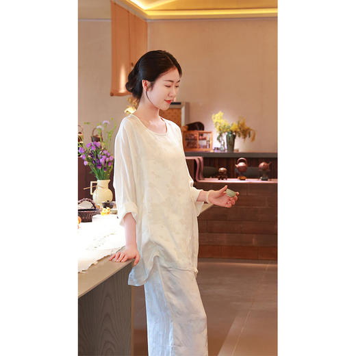 【抖音专属】宽松短袖上衣（20708231玉叶-设计师） 商品图3