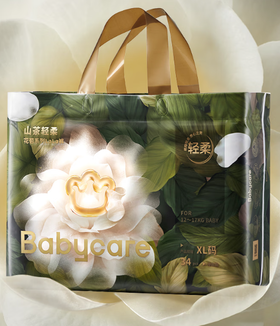 babycare山茶轻柔婴儿拉拉裤 XL34片(12-17kg)大号婴儿  成长裤