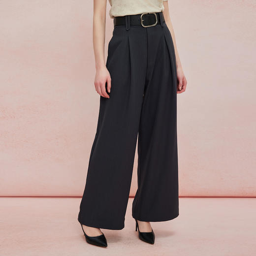 QF311斯尔丽25夏季新款女士通勤显高舒适百搭年轻时尚长款休闲锥形裤 商品图5