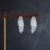 子佩集S925银【岁岁宁安】耳环【Z22277】纯银叶子麦穗树叶锆石2504 商品缩略图3