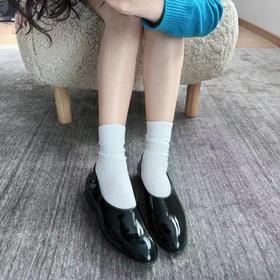 香奈儿25C早春度假系列黑漆乐福鞋（JS）