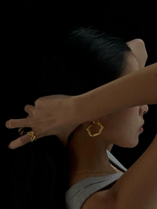 LS｜Cinco Earrings 五环耳环 [ 金 / 银 ]【Touch】 商品图3