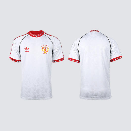 小李子阿迪达斯曼联1991年复刻款球迷版客场球衣短袖成人男JF0376 商品图4