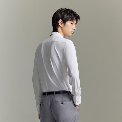GXG男装 双色百搭免烫长袖衬衫 夏季热卖衬衫 GE1031029G 商品图2
