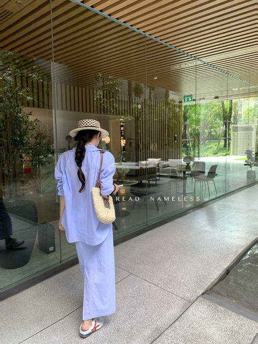 Read Nameless /蓝色防晒衬衫套装 超软超薄 2025/5/1 商品图1