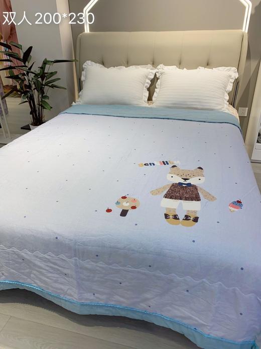 松植屋全棉纱布空调被双层纱布棉花夏被 200*230cm精选新疆长绒棉夏季薄款被子 商品图9