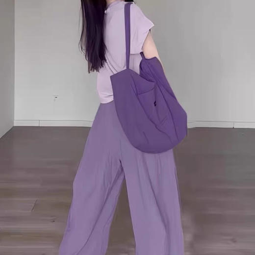 裁缝学苑AS474运动连肩无袖T恤纸样女装设计感阔腿长裤套装打版裁剪样板 商品图3