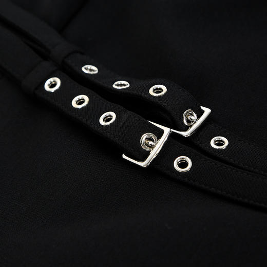 QF843斯尔丽25夏季新款法式浪漫U型领直身中长高雅白领小礼服连衣裙 商品图5