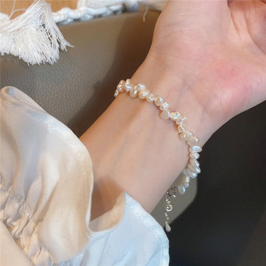 💥出口剩的料子【碎银巴洛克项链~】❗️稀有强光碎银子巴洛克珍珠｜ 商品图5