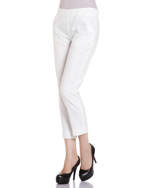 4894415311655   JOAN&DAVID  白色休闲百搭长裤 商品图1