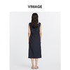 VIMAGE纬漫纪夏季新款修身显瘦无袖连衣裙V2107715 商品缩略图4
