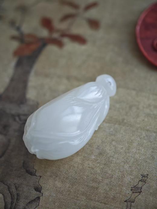 素亭·和田玉白玉兰挂坠【嘉石629】 商品图4