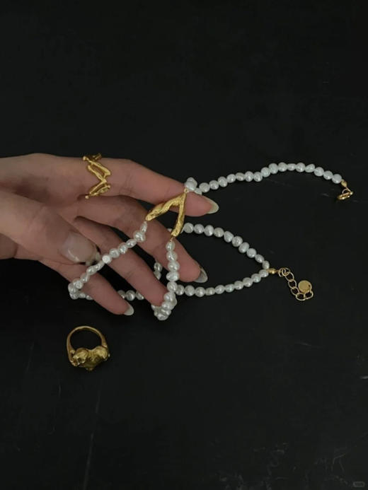 LS｜La vena Ring 交叉V戒指 [ 金 / 银 ] 【Celestial】 商品图5