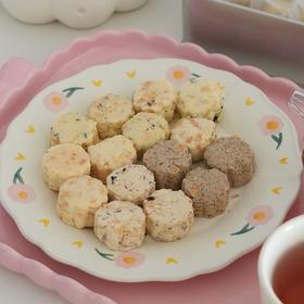 【斌哥优选】葡式小杏饼。澳门师傅的手艺，黄油+坚果片，一口一个完全不腻，五种口味，直接荣升下午茶c位。