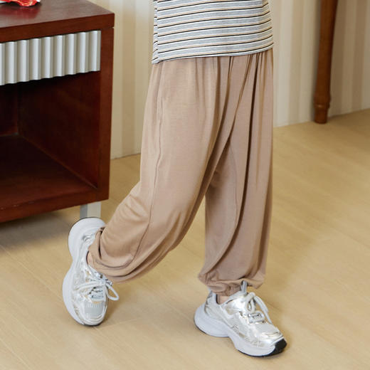 💥【RUNRUNGO云朵夏季空气裤亲子锥形裤💨】·夏季空气裤“会自己排汗的聪明面料”🔥 3倍棉の软糯触感~蜂窝黑科技透气不闷汗 商品图3