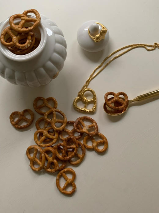 LS｜Pretzel Necklace 蝴蝶饼项链 [ 金 / 银 ] 【Celestial】 商品图3