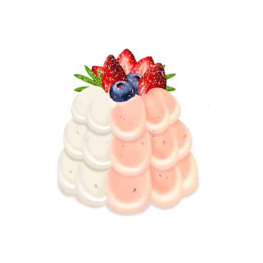 树莓酸奶双拼 商品图0