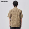 贝纳川夏季亚麻晕染短袖衬衣ECF212003775 商品缩略图4