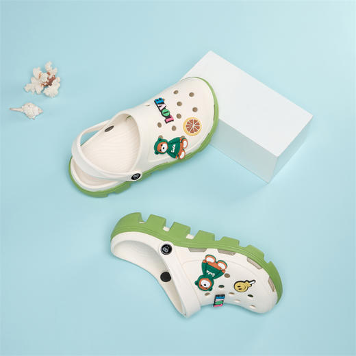 【美尘May C 迪特洞洞鞋】《向往生活》亲子/明星同款 食品级材料 无毒无异味 防滑透气 商品图6