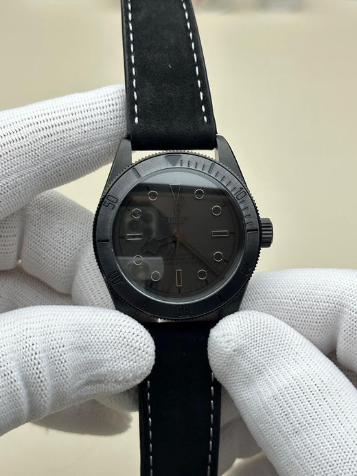 『NOOB official 』新品: 帝陀碧湾黑武士背透腕表 暗夜之眼，窥见机械之美，深邃如夜，锋芒毕露，尺寸41毫米 搭配纯手工澳洲小牛皮➕手工车线➕磨砂质感，做工精良 各方面都无可挑剔❕❕❕ 商品图0