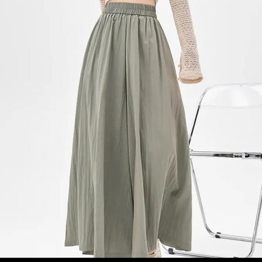 【❤️一衣两穿❗即是裙子又是裤子❗仅需39/条】裙裤女夏款新款爆款垂坠感a字半身裙夏季薄款裤裙山本长裙子店 商品图6