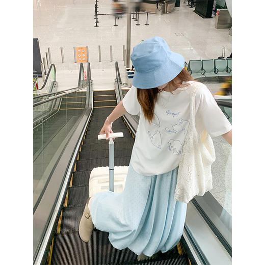 <曾小咸推荐>3.27现货秒杀 ！微信超特价！韩系波点花苞半身裙 日常149.99 立减70 秒杀79.99！！ 商品图2