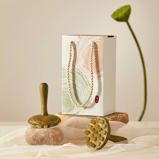 初心| 莲蓬经络刷绿檀羊角 商品图3