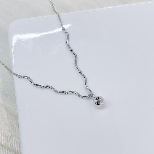 【限时8.8折】【线上铂金馆】PT950 #有求必应 铂金空心AB调节有球必应光面金珠套链（珠约5.6-6mm）(PTTL00089)预售产品下单后不退款不退货不换货不补差价) 商品图2