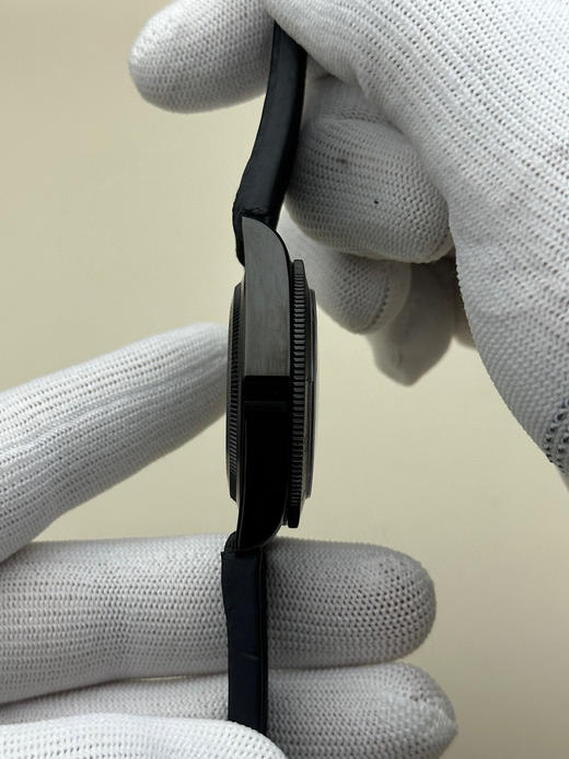 『NOOB official 』新品: 帝陀碧湾黑武士背透腕表 暗夜之眼，窥见机械之美，深邃如夜，锋芒毕露，尺寸41毫米 搭配纯手工澳洲小牛皮➕手工车线➕磨砂质感，做工精良 各方面都无可挑剔❕❕❕ 商品图5