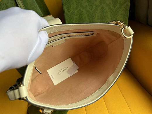 夏季特惠💰1050 原单古驰【原厂皮】米色和乌木色GG 女士挎包 Supreme帆布795113 商品图7