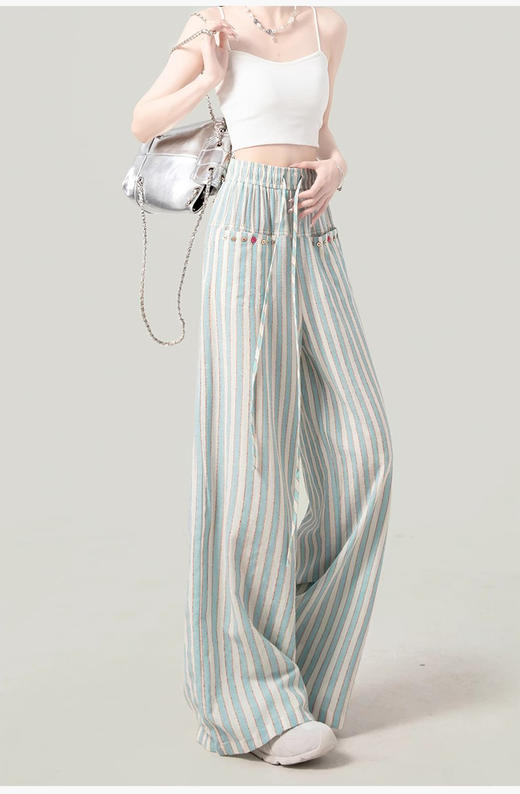 裁缝学苑AS486休闲阔腿裤纸样女装新款高腰宽松直筒阔腿裤子样板 商品图10