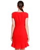 4894415518023  JOAN&DAVID  橙红色简洁知性气质短袖连衣裙 商品缩略图1